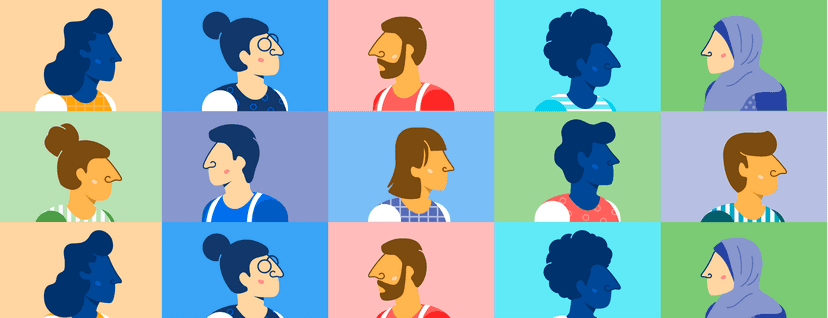 Aksalustration, an illustration for conversational AI platform